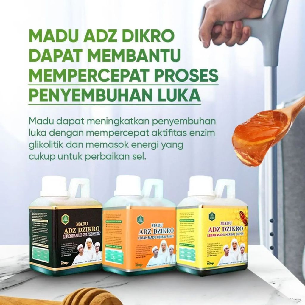 

MADU ADZ DZIKRO Hutan Herbal Super Hitam Pahit 500gr bisa COD dan Instan