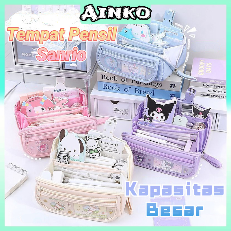 

Tempat Kotak Pensil Cinnamoroll Tempat Pensil Berkapasitas Besar Sanrio Anime Melody Kuromi Penyimpanan Alat Tulis Siswa Perlengkapan Sekolah