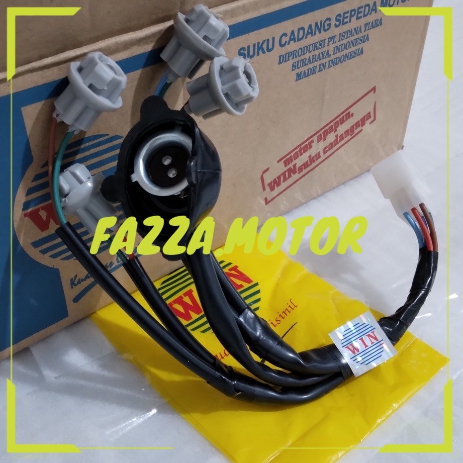 Fitting Lampu Absolute Revo 110 2009 2010 2011 2012 2013 WIN | cop fiting piting peteng motor honda 