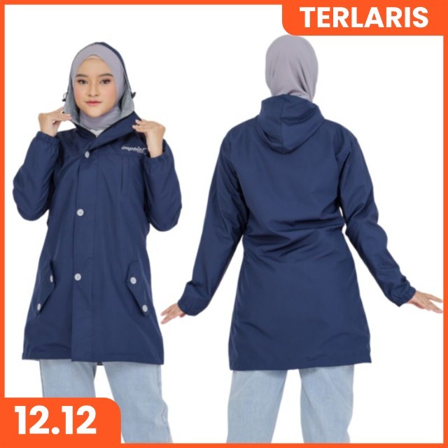 IMPOLET- Jaket Cewek Bolak Balik Seri Hijab Terbaru. Jaket Wanita Muslimah Kekiniian. Jaket Hijabers