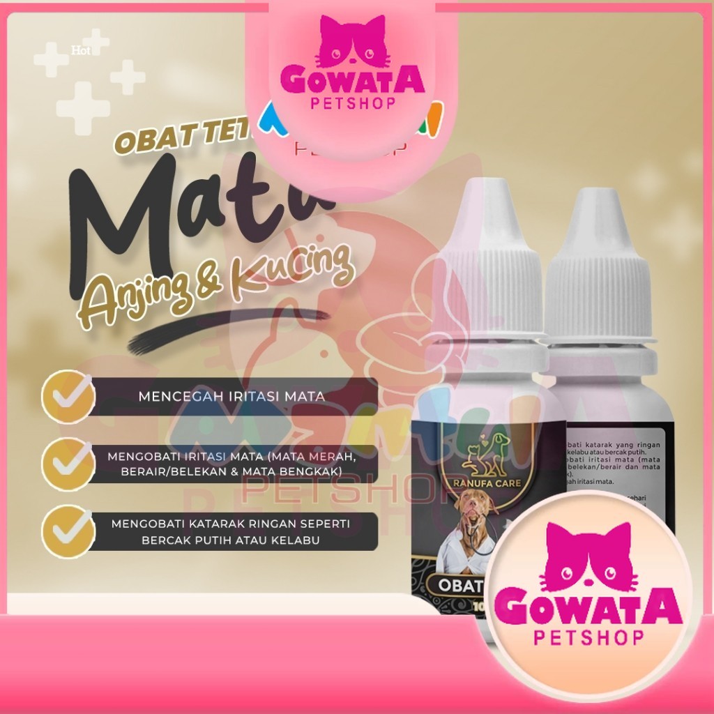 RANUFA 0bat Tetes Mata Kucing Dan Anjing 10ml