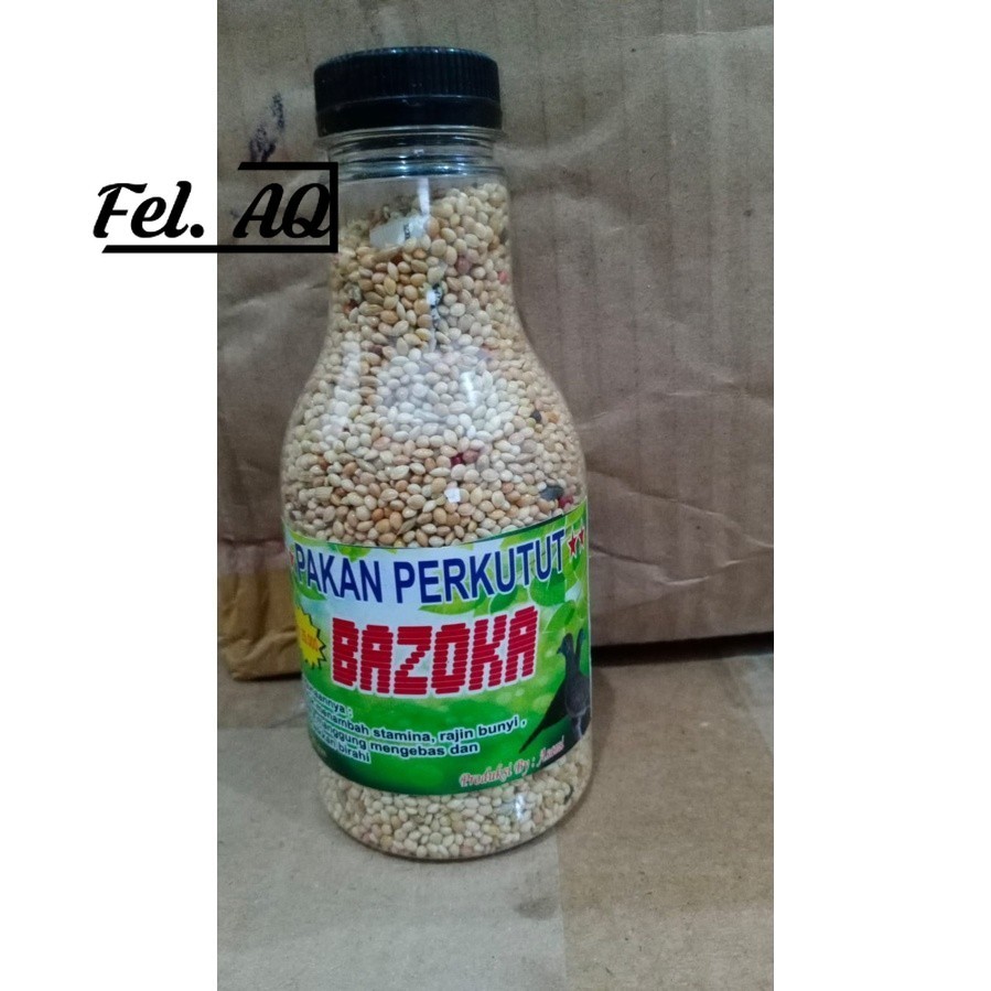 pakan perkutut bazoka pakan berkualitas untuk burung perkutut bangkok dan lokal Best seller MURAH BE