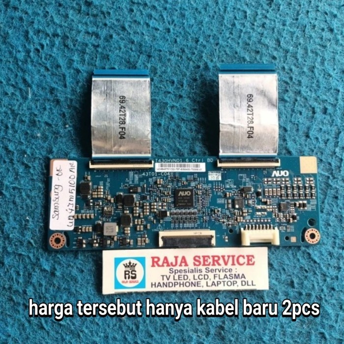 kabel tv led samsung UA43M5100 UA43M5100AK plaxible LVDS tcon ke panel -AD87