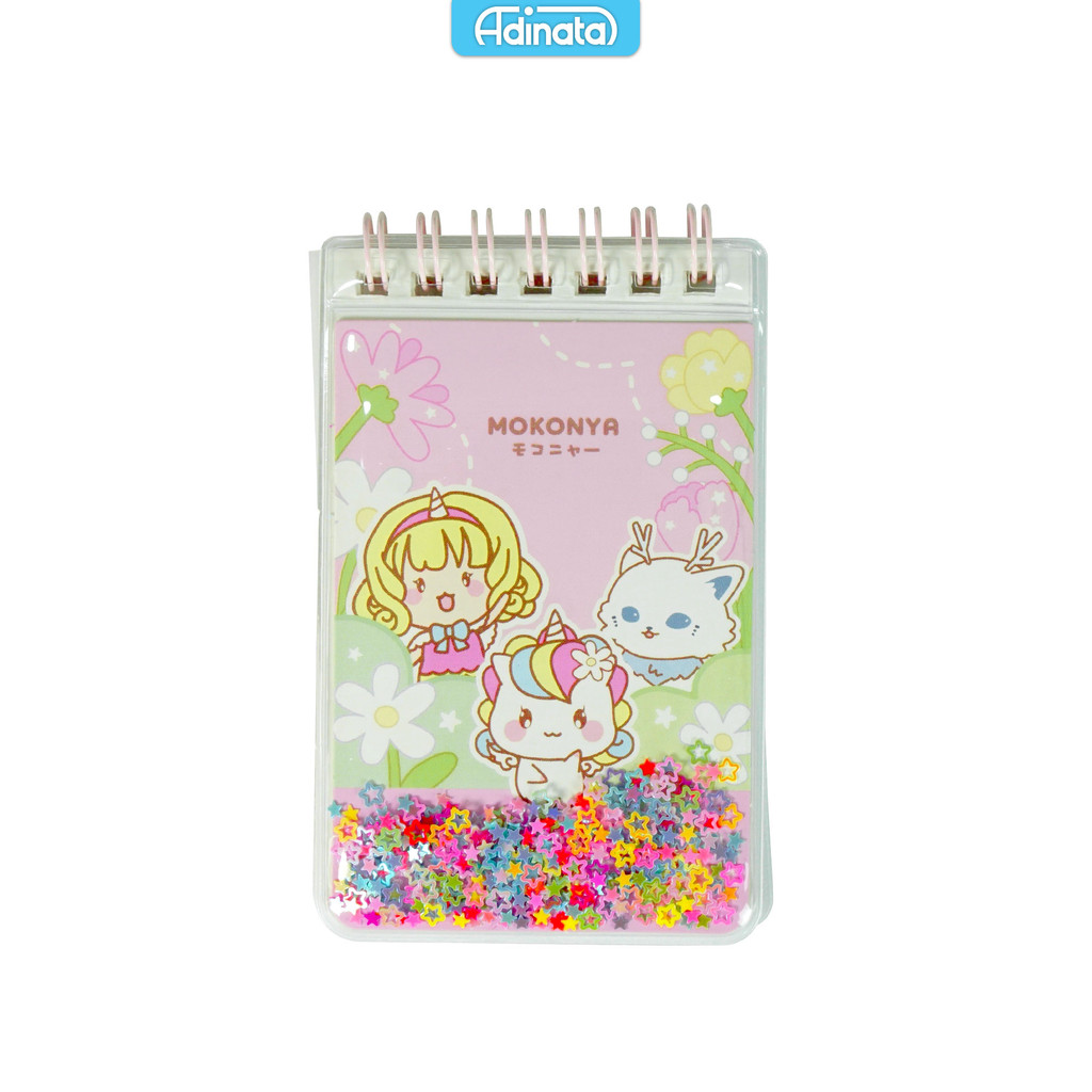 

Mokonya Memo Glitter 2450-4611 / Buku Memo / Notes / Buku Karakter / Adinata