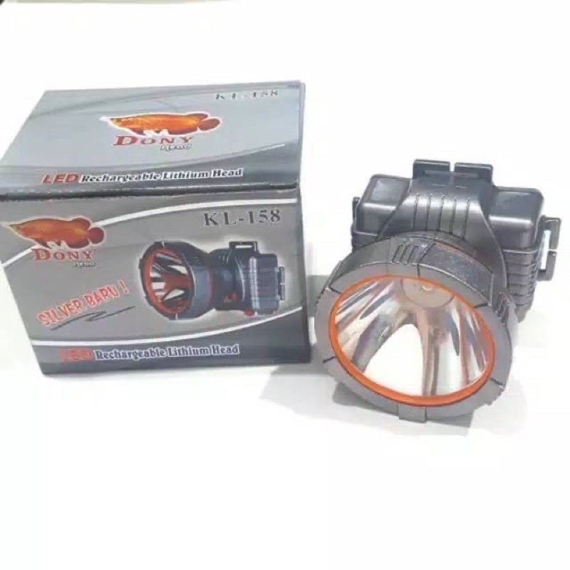 Senter Kepala Dony KL-158 Original Cahaya Putih Dan Kuning Headlamp Head Lamp Dony