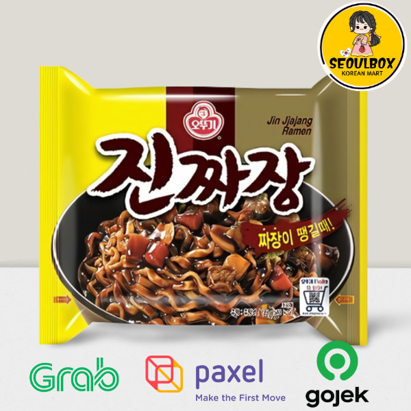 

Ottogi Jin Jjajang Ramen 135g - Jjajangmyeon Made In Korea