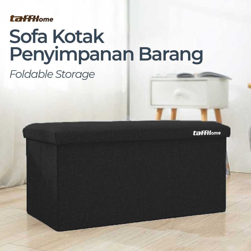 TaffHOME Sofa Kotak Penyimpanan Barang Foldable Storage Box - L170 | Dekorasi Ruang Tamu, Kamar Tidu