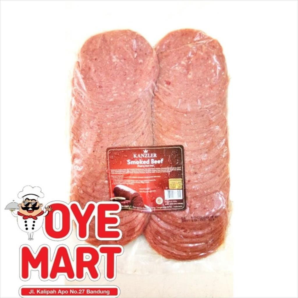 

KANZLER SMOKED BEEF 1KG ISI 50 DAGING SAPI ASAP HARGA PROMO MURAH