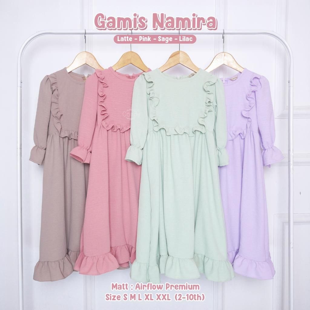 Gamis Anak Ruffle - Gamis Namira