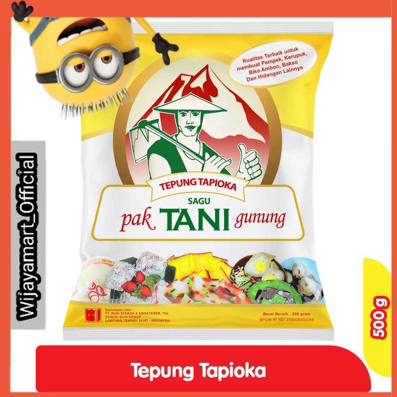 

Cap Pak Tani Gunung Tepung Tapioka 500 g