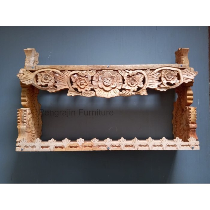 Jagrak tempel dinding ukir naga PP45555