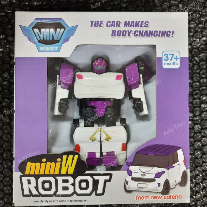 Mini Tobot / Mainan Tobot / Transformers / Jual Tobot W Ungu