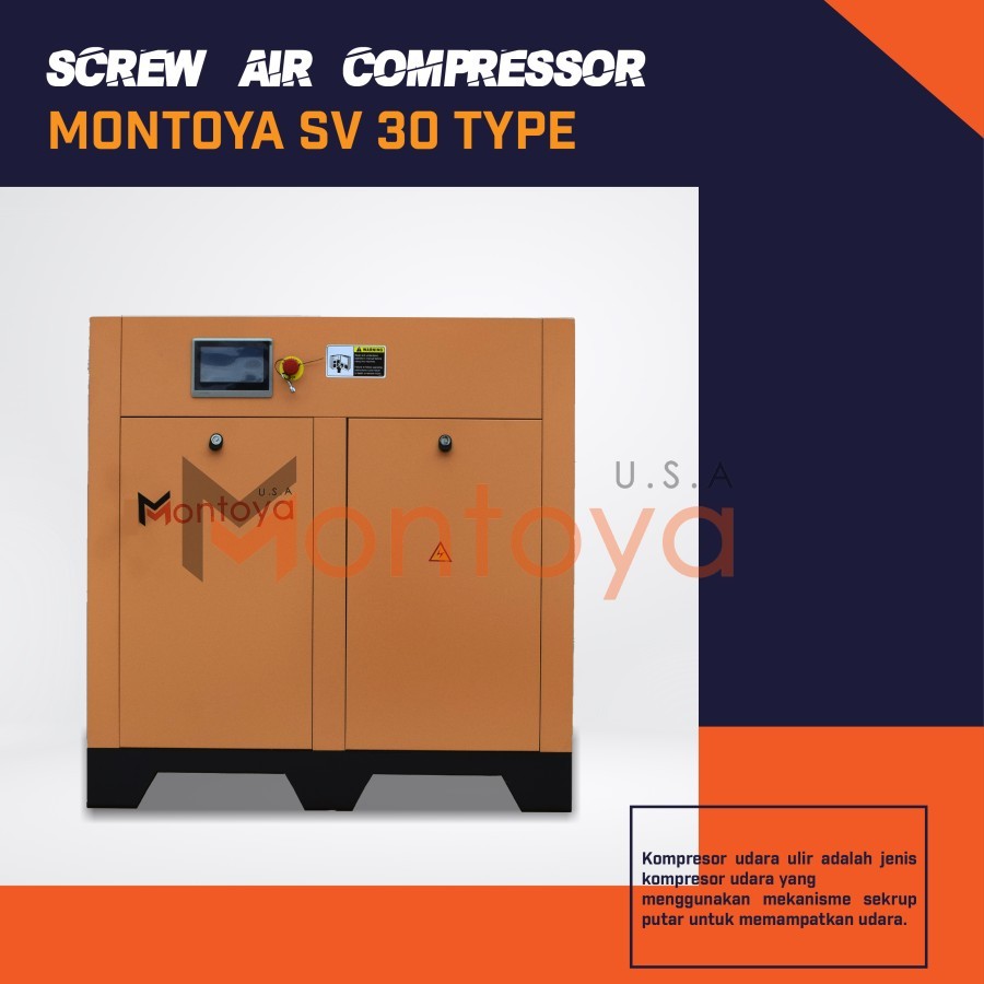 Kompresor Screw 30 hp 22 kw SV 30 Montoya U.S.A