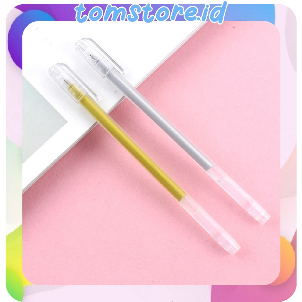 

TOMSTORE.ID Pulpen Tinta Warna Putih/Emas/Silver Gel Ink Pen Metalic Pen S118