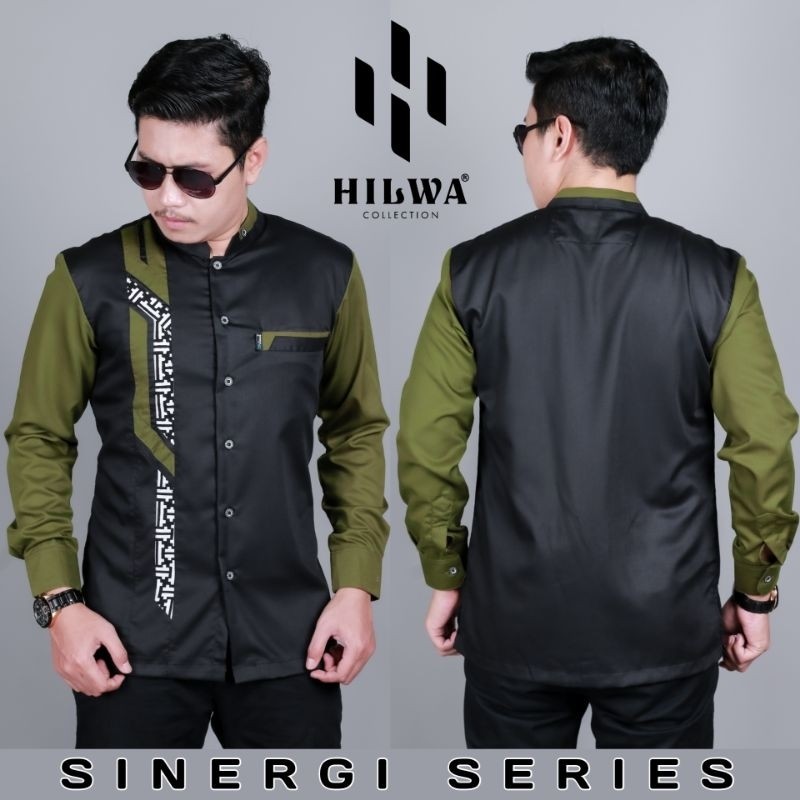 BAJU KOKO HILWA ORIGINAL SPESIAL BATIK Baju Muslim Pria Lengan Panjang Koko Hadroh Terbaru 2022 Koko