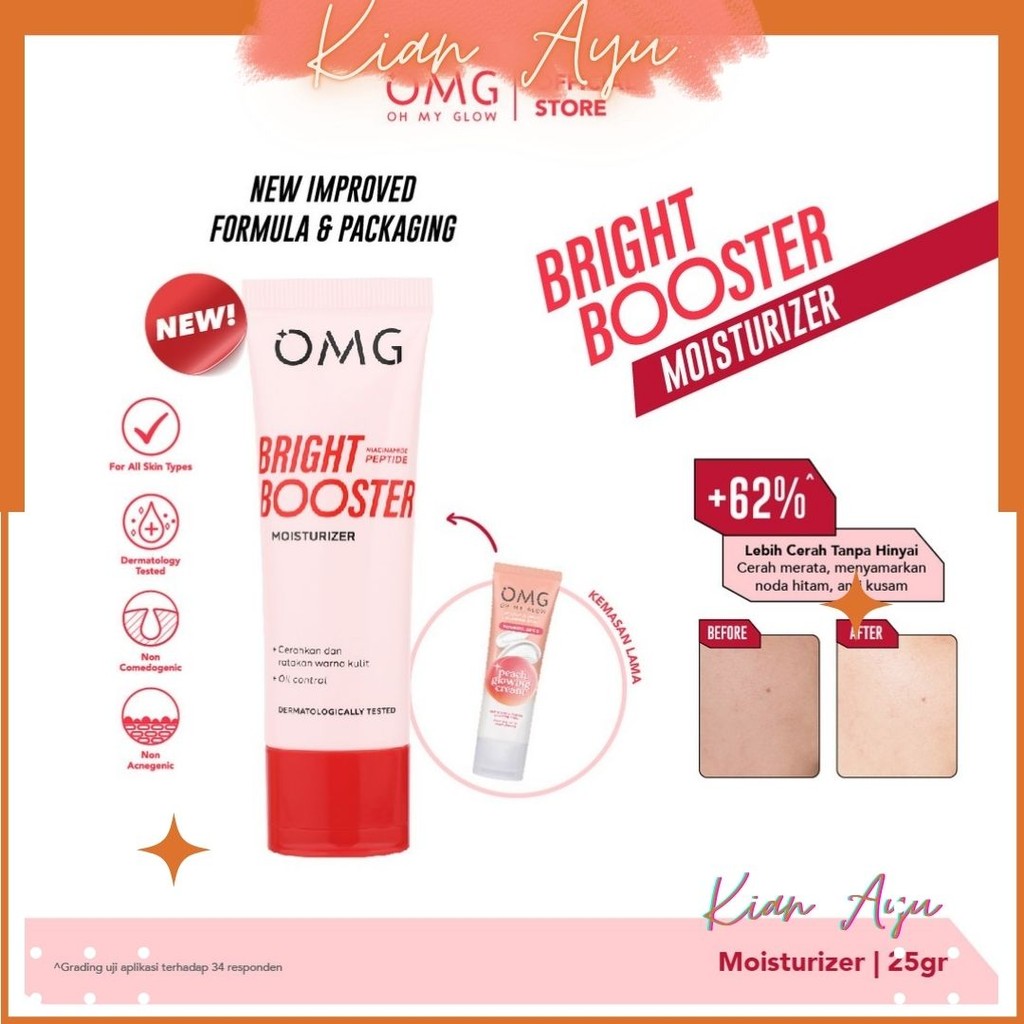 KianAyu* OMG Oh My Glow Bright Booster Moisturizer 25gr