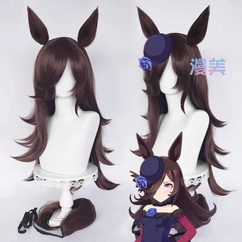 WAIFUKU - PO Wig Cosplay Wig Pretty Derby Uma Musume (No Ears) Asli Brand Manmèi Womanmei Ywailisi A