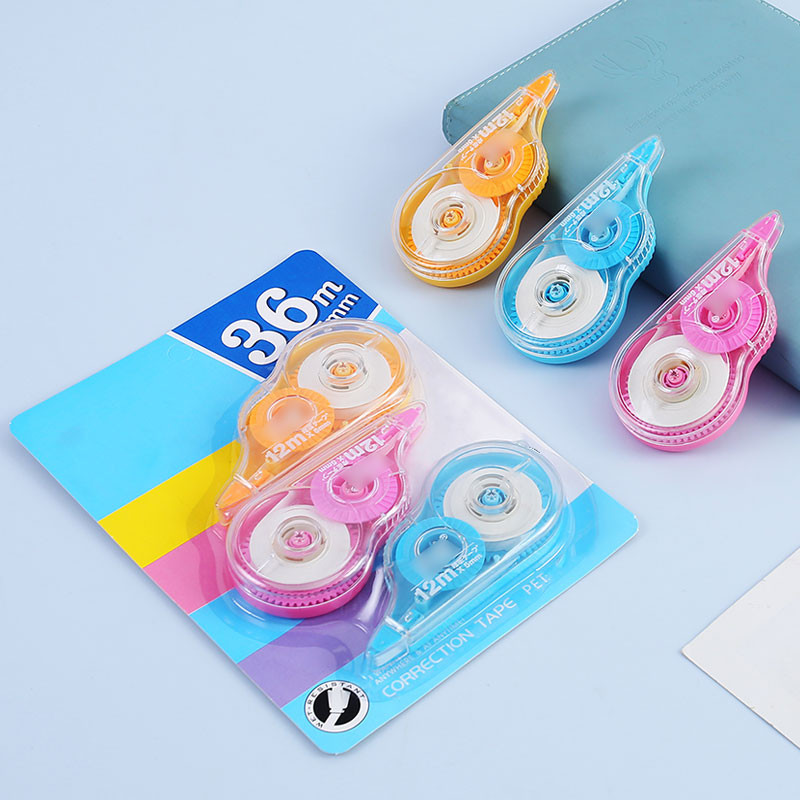 

3 packs, color correction tape, easy to use applicator, Correction tape correct error writing eraser for school offices, educati