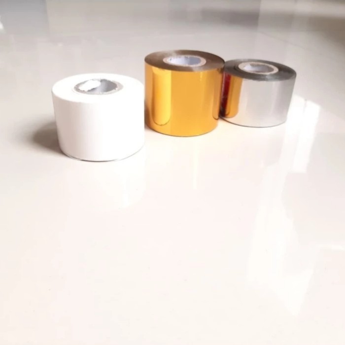 

Foil Hot Stamp 8cm 110 meter Gold Silver White - silver