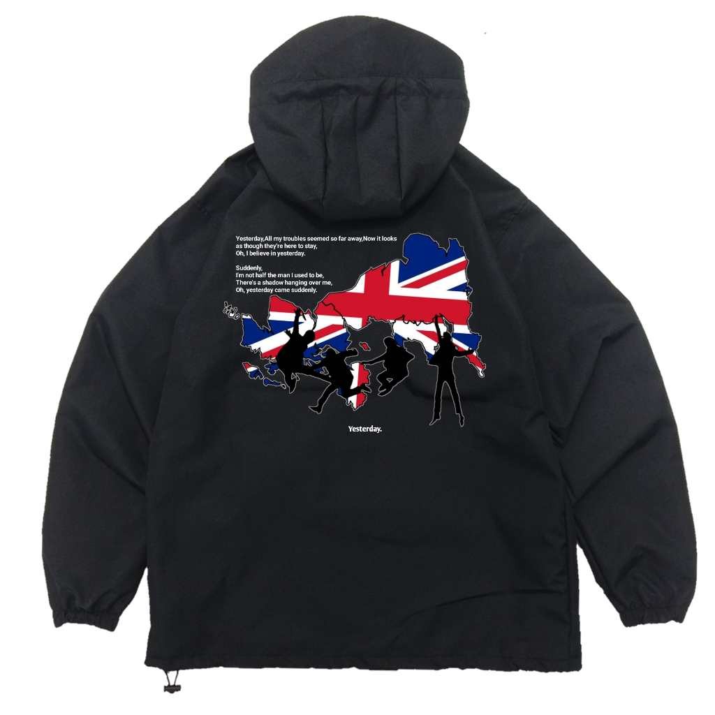 Jaket Gorpcore Sablon The Beatles Yesterday Keren Distro Pria Wanita Terbaru 2024