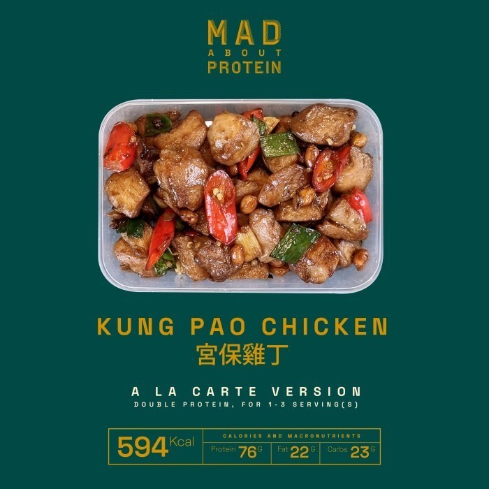 

[ALA CARTE] Kung Pao Chicken 宮保雞丁 - MAD ABOUT PROTEIN Frozen Mealprep