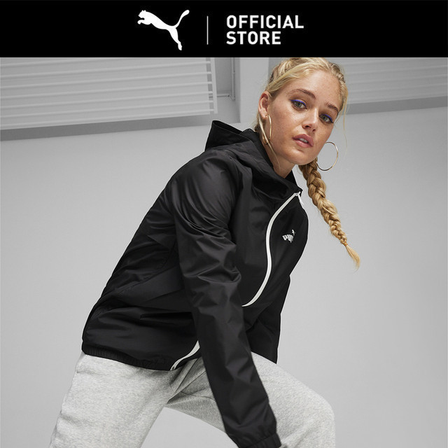 PUMA Jaket  Windbreaker Solid Wanita Essentials