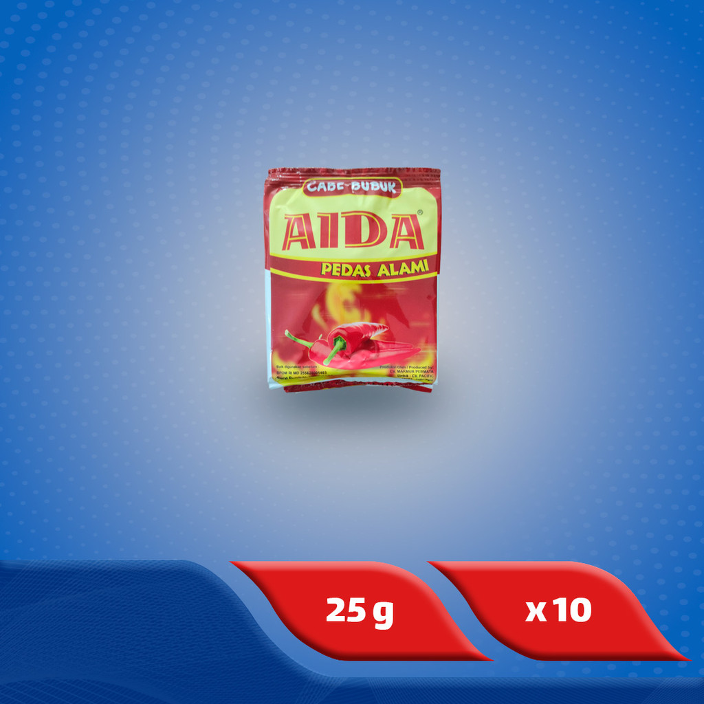 

Aida Cabe Bubuk / Giling 25 g x 10 pcs