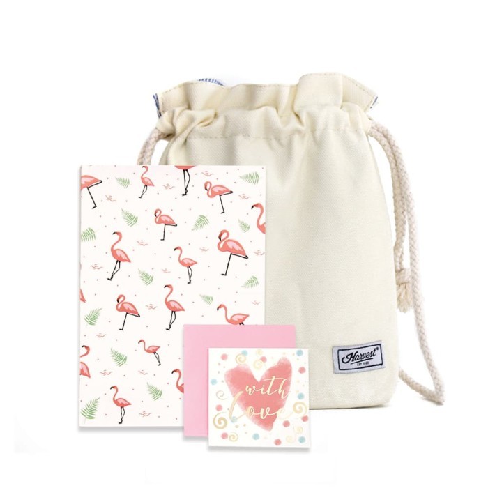 

Paket Hadiah Valentine Harvest - Drawstring Broken White