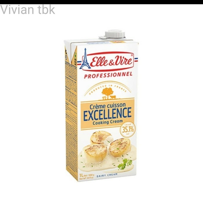 

vv Cooking Cream ELLE & VIRE / ELLE VIRE Cooking Cream 1 Liter PROMO