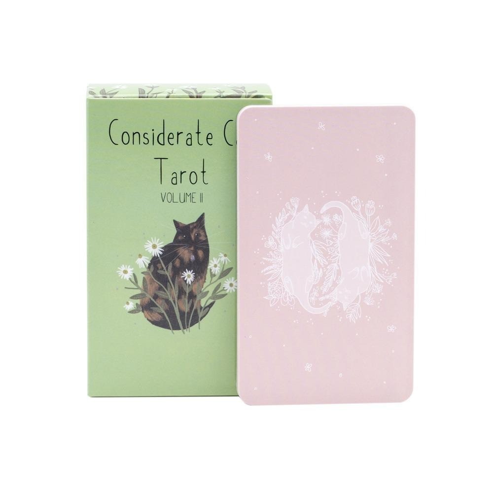 

Considerate Cat Tarot 78 Pcs Cards 10.3*6cm A Whimsical Cat Themed Tarot Deck Inspired By The Stories of Rescue Cats