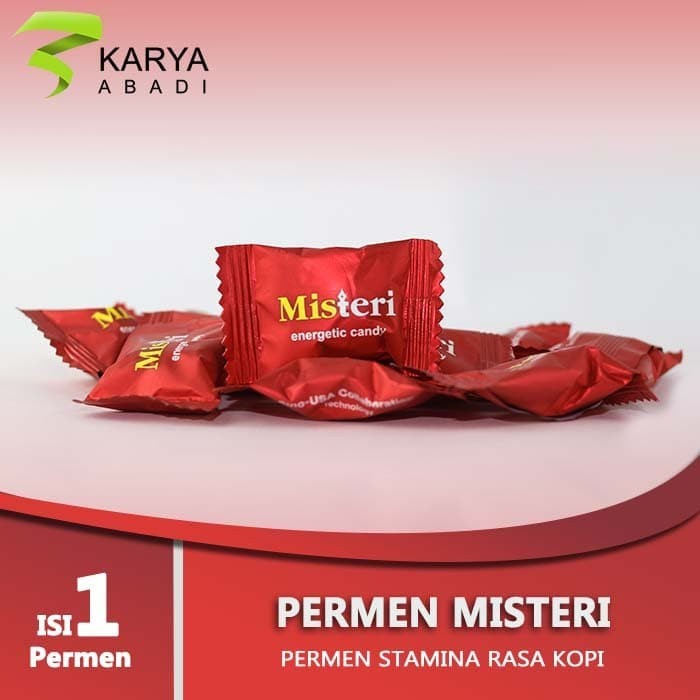 Misteri Candy - Permen Kopi Stamina Vitalitas Pria Dewasa 1 Pcs