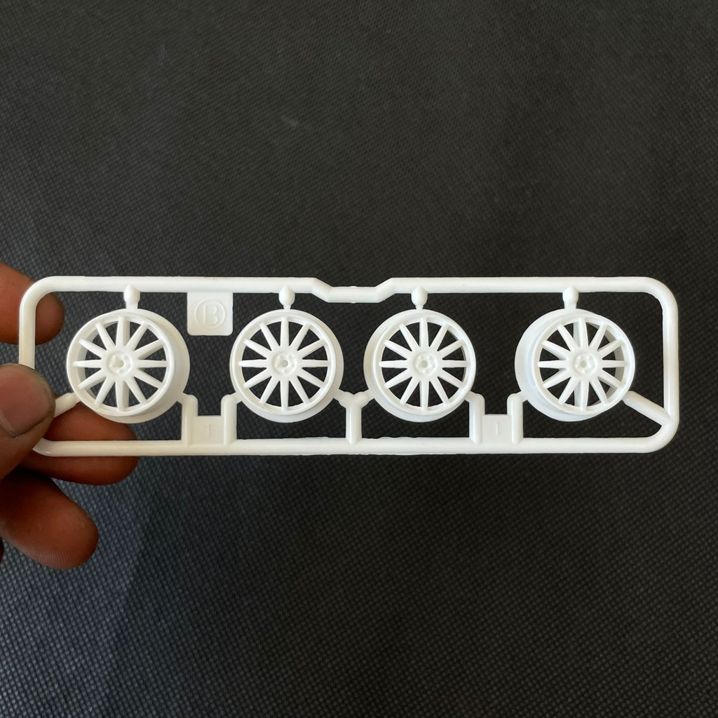 Velg Medium Fin White Putih Original Tamiya - PP