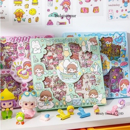 

BALQIS STIKER MOTIF KARTUN KOREA 100 LEMBAR LUCU ANTI AIR DEKORASI HANDBOOK SCRAPBOOK DIY KEREN READY COD