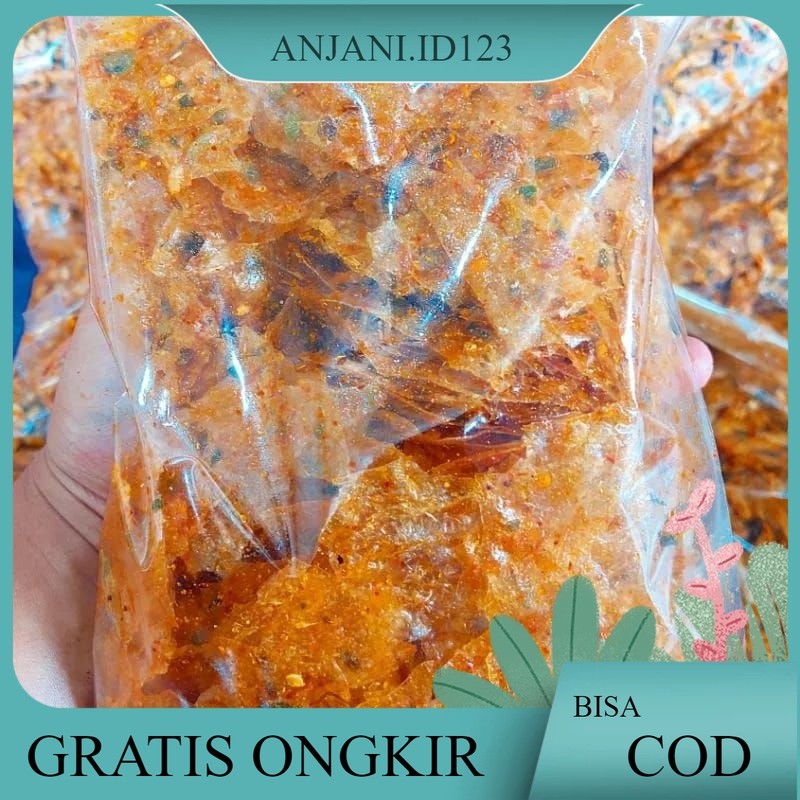 

[PROMO PRODUK BARU] KRIPCA Keripik Kaca Pedas Daun Jeruk kemasan 250gram gratis ongkir bayar ditempat
