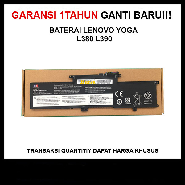 Baterai Lenovo Yoga L380 L390 .