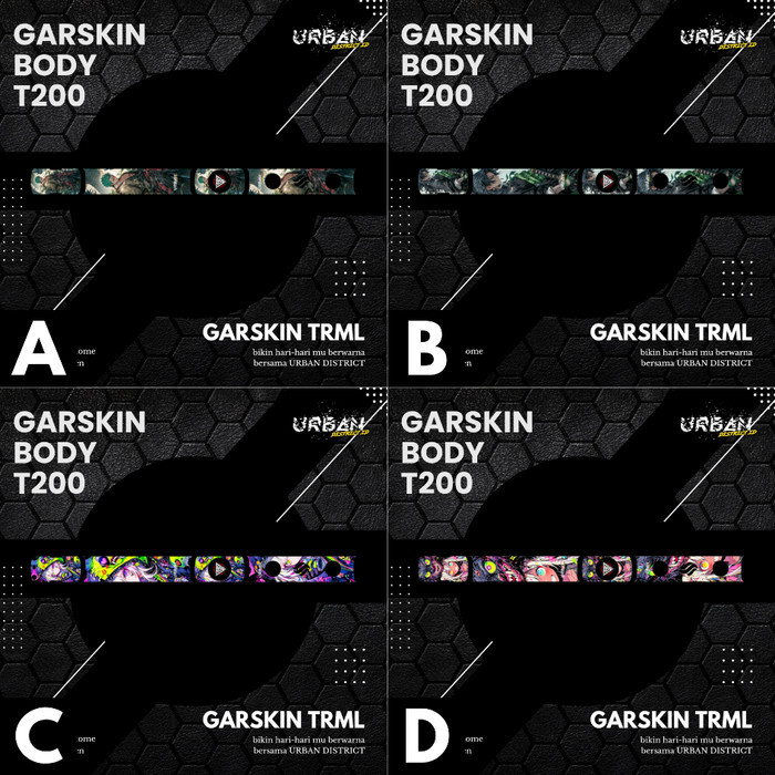 

Cyber Style - Stiker / Garskin F.Body T.RM.L T200 Part1 By URBAN DISTR - 1, A