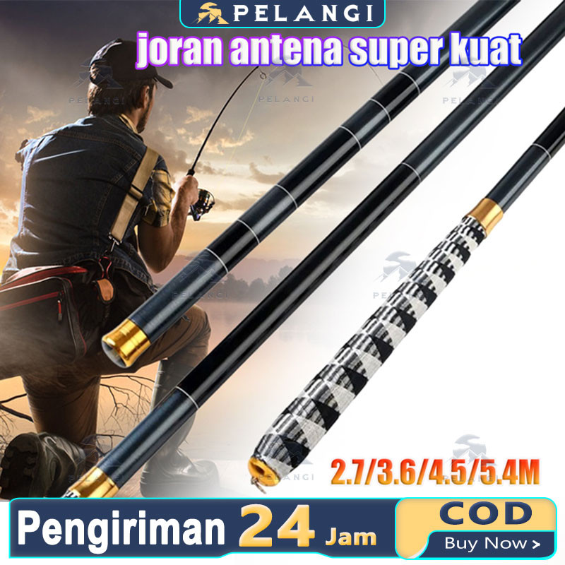Temukan Joran Pancing Bahan Karbon Ringan Panjang/Telescopic Carbon Fiber Super Hard Ultra Light