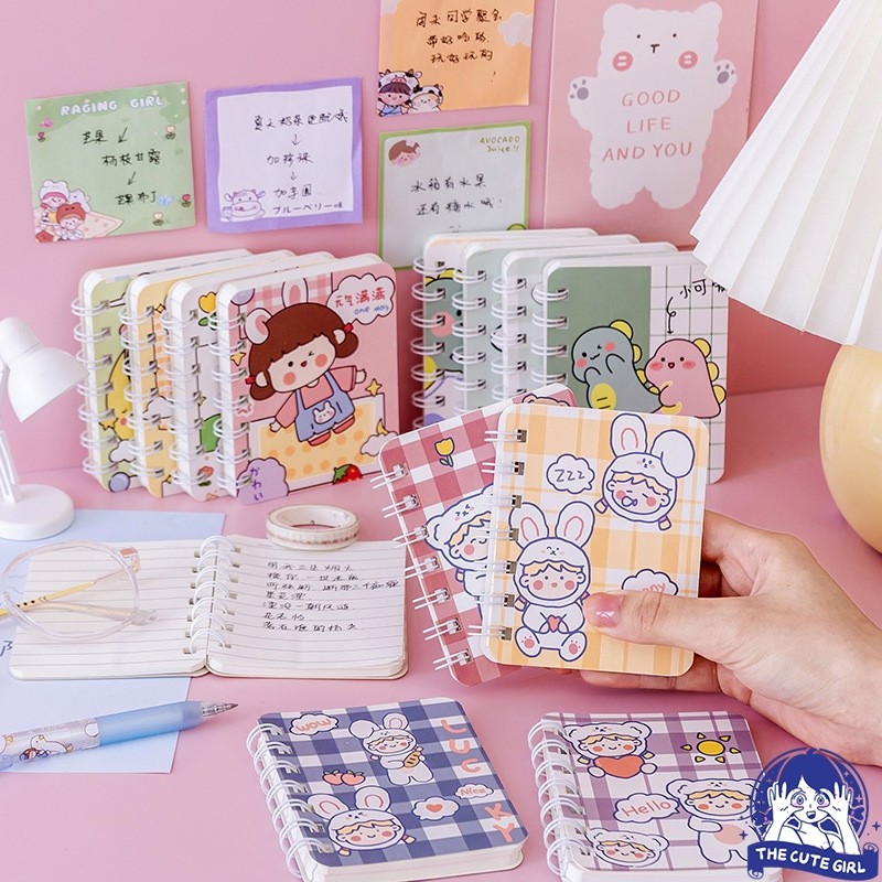 

Buku A7/Notebook a7 cute mini coil notebook high-value/Buku diary aesthetic/portable small diary- Stazionario