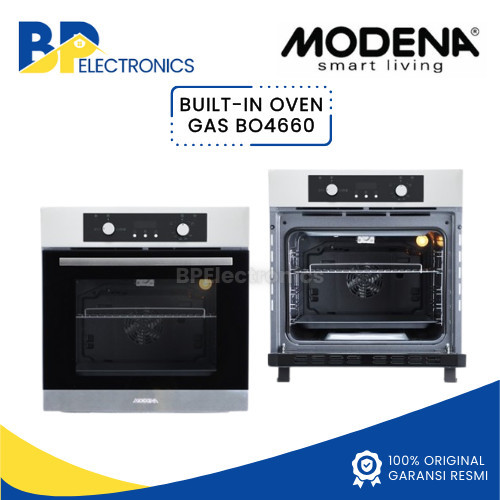 MODENA BUILT-IN OVEN GAS BO 4660 | OVEN MODENA BO 4660 GARANSI RESMI