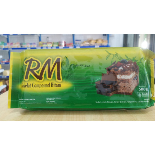 

RM cokelat compound hitam 500 g