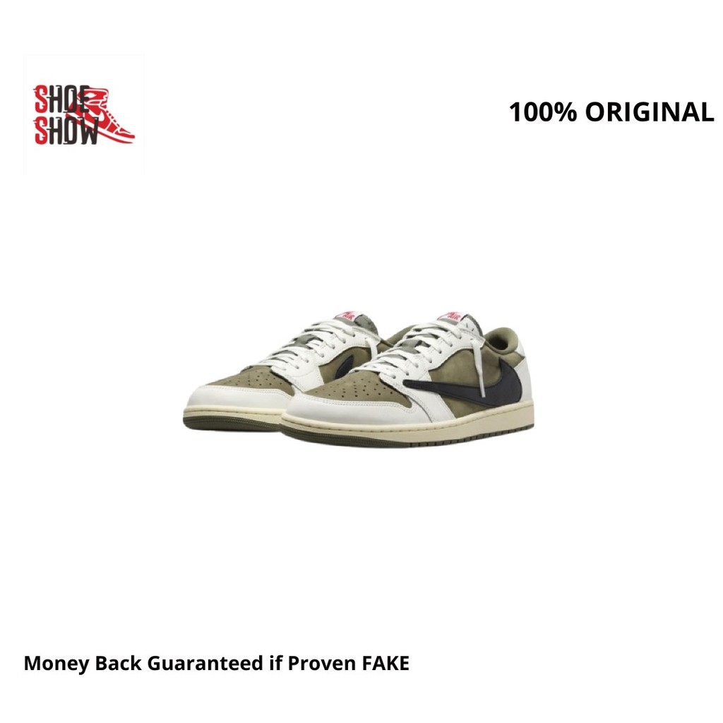 Air Jordan 1 Low OG Travis Scott Medium Olive (100% ORIGINAL)