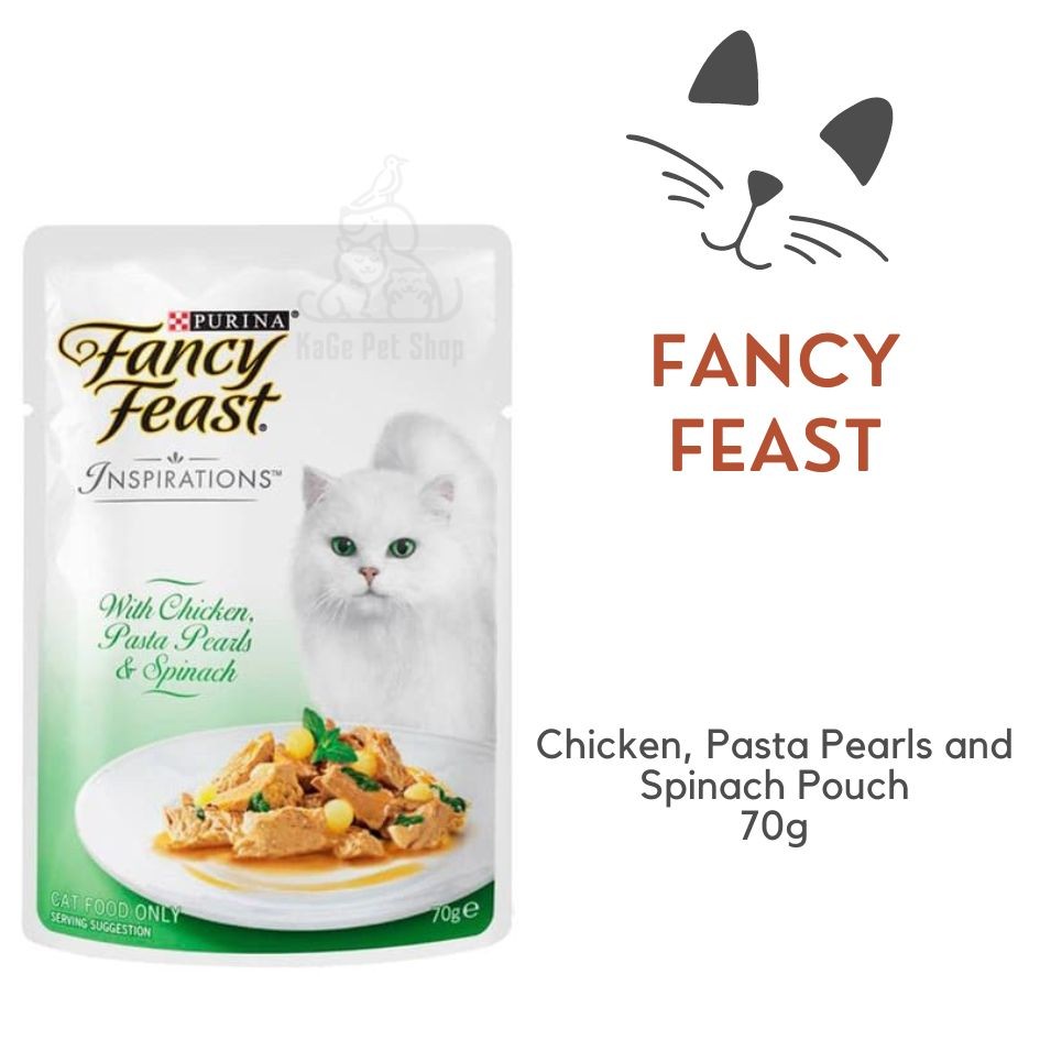 FANCY FEAST INSPIRATIONS Adult Cat 70g Chicken - Makanan Kucing