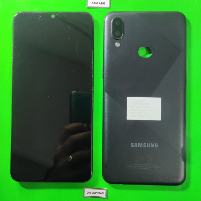 ASLI ORIGINAL COPOTAN LCD FULLSET PLUS FRAME BAZEL BACKDOOR SAMSUNG A10S ORIGINAL COPOTAN