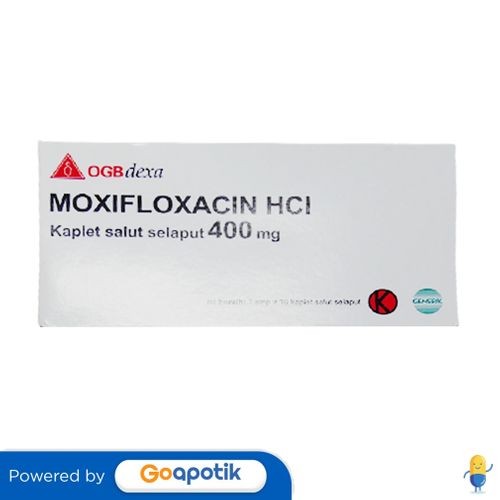 Moxifloxacin Hcl Ogb Dexa Medica 400 Mg Box 10 Kaplet