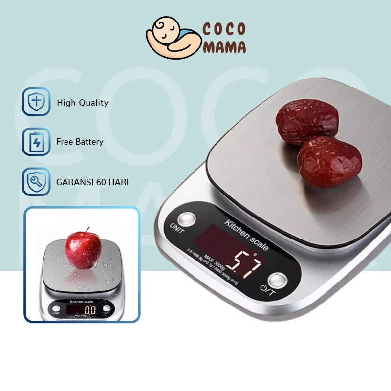 SN27L COCO MAMA Timbangan Digital 10kg Premium Kitchen Scale High Quality timbangan kue digital timb