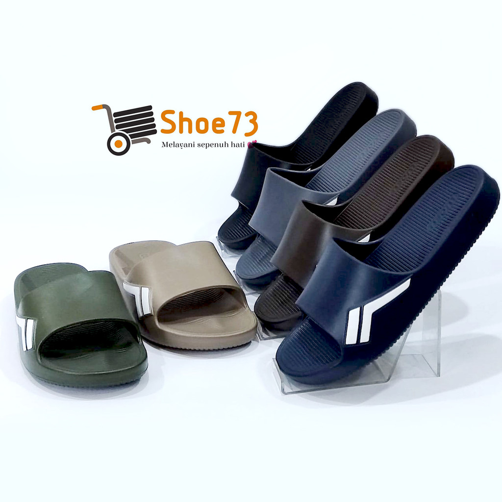 LUOFU E 7219 E01TB SIZE 40-44 ORIGINAL l Sandal Karet Selop Jelly Pria l Sendal Kokop Cowok Tebal