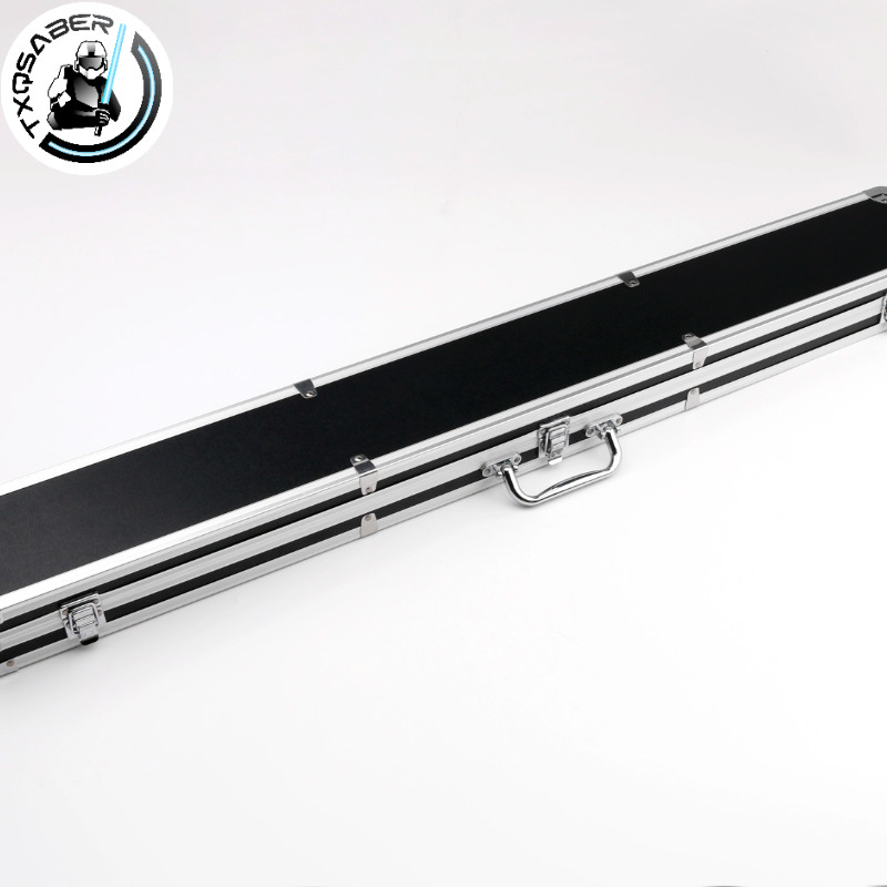 

TXQSABER Lightsaber Suitcase Black Silver for Display Collection Protection Customization