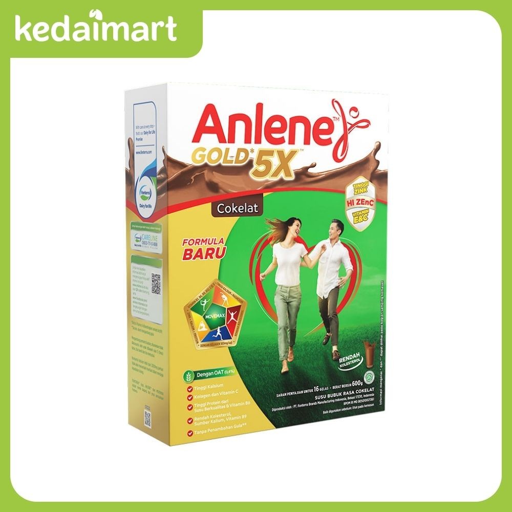 

Anlene Gold 5X Susu Bubuk Dewasa Chocolate 600 Gram