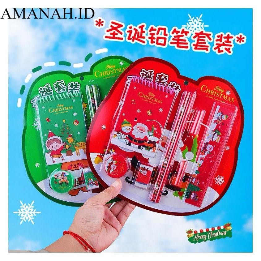 

AMANAH.ID ALAT TULIS SET / ALAT TULIS SET NATAL / SET ALAT TULIS NATAL / ALAT TULIS
