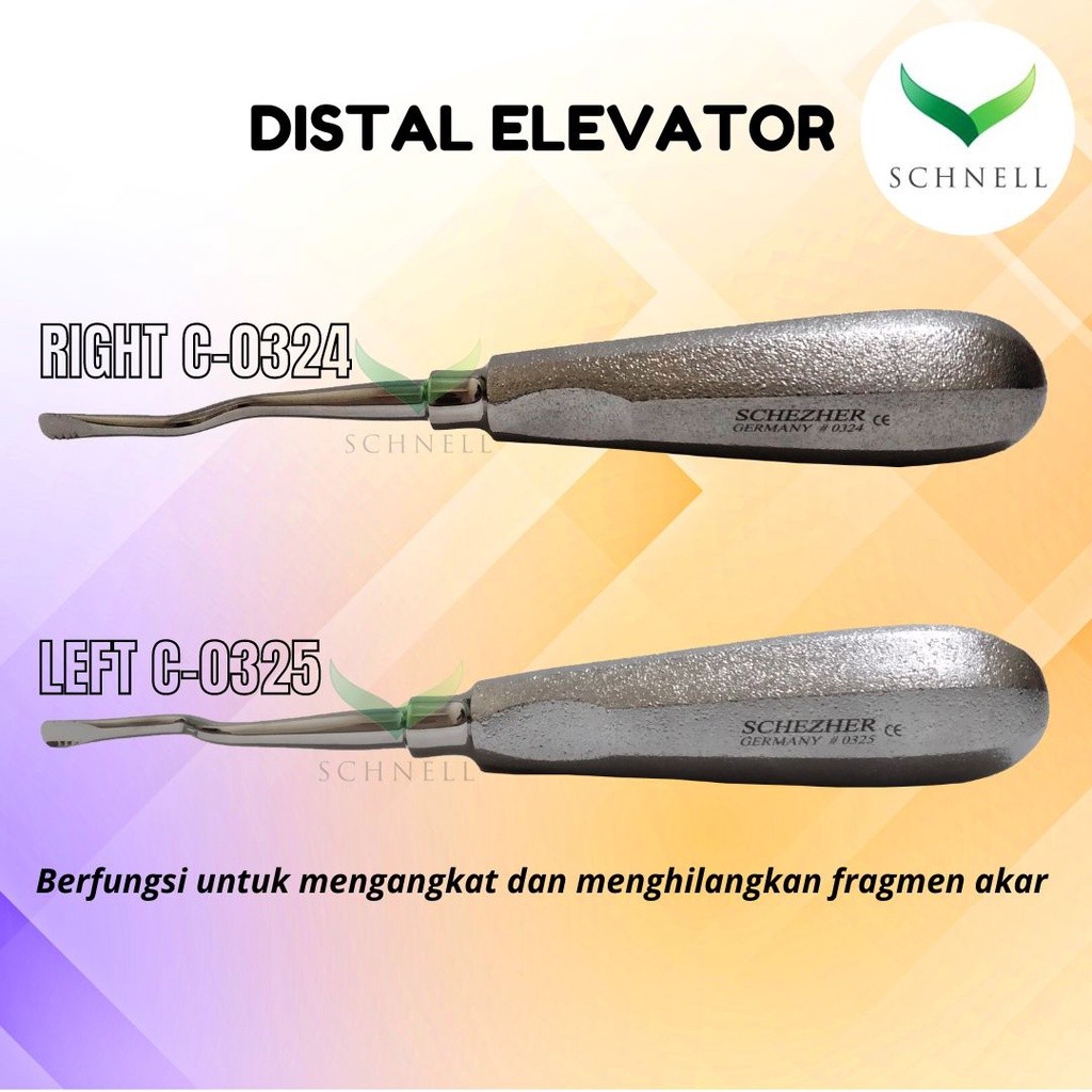 Tang Distal Elevator/Left/Right - Schezer Dental Instrument